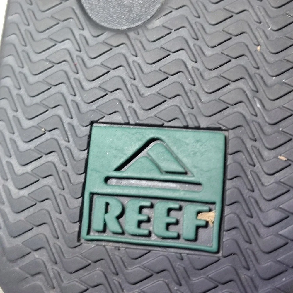 Vintage Reef Men's Fanning Thong Flip Flop Bottle Opener Sandals Floral 12?‎ 04
